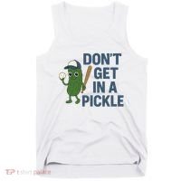 Baseball Don't Get In A Pickle Funny Tank Top thumb 0