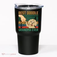 Best Doodle Grandma Ever Tumbler thumb 0