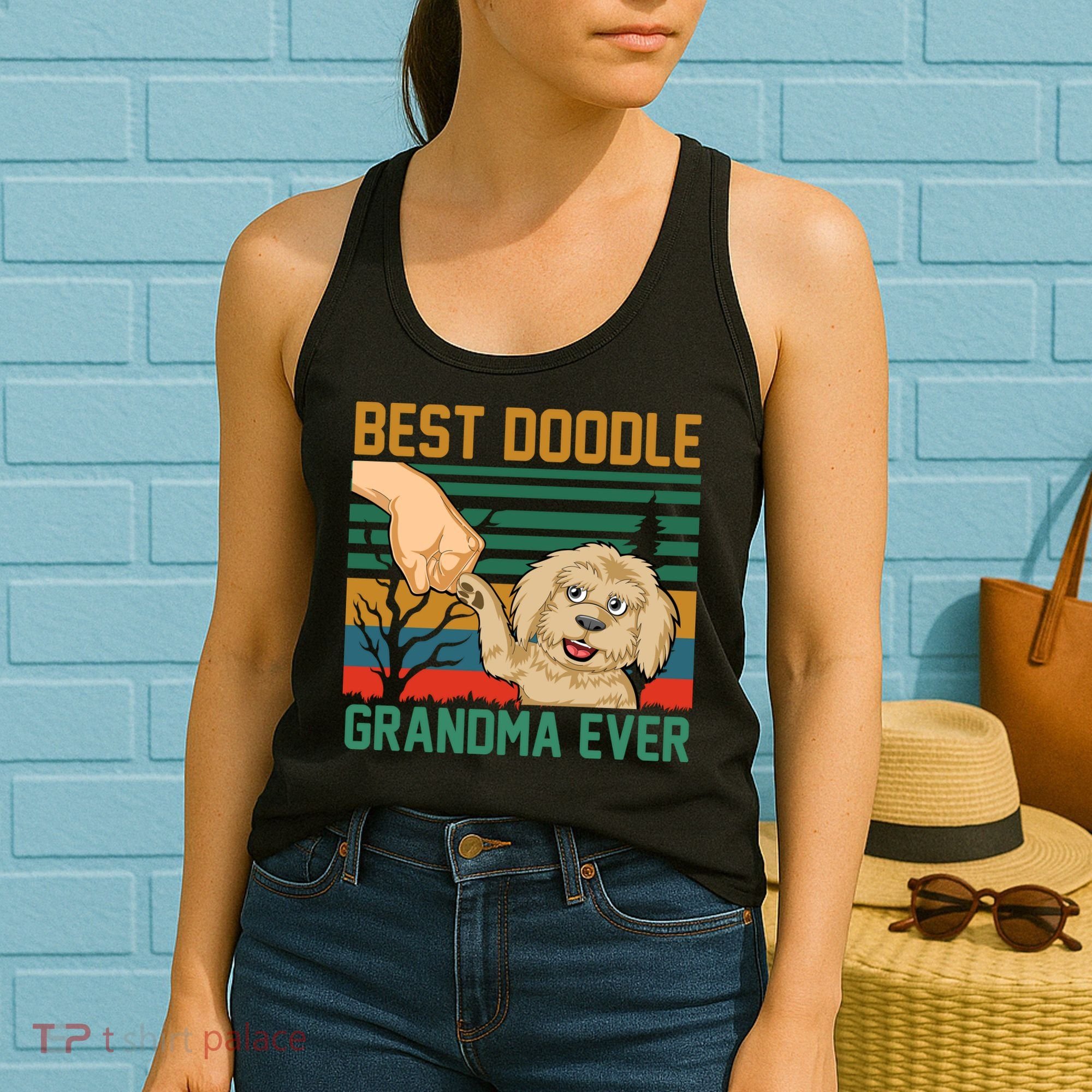 Best Doodle Grandma Ever Women's Tank Top