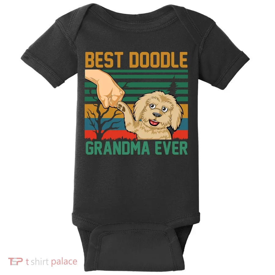 Best Doodle Grandma Ever Baby Bodysuit