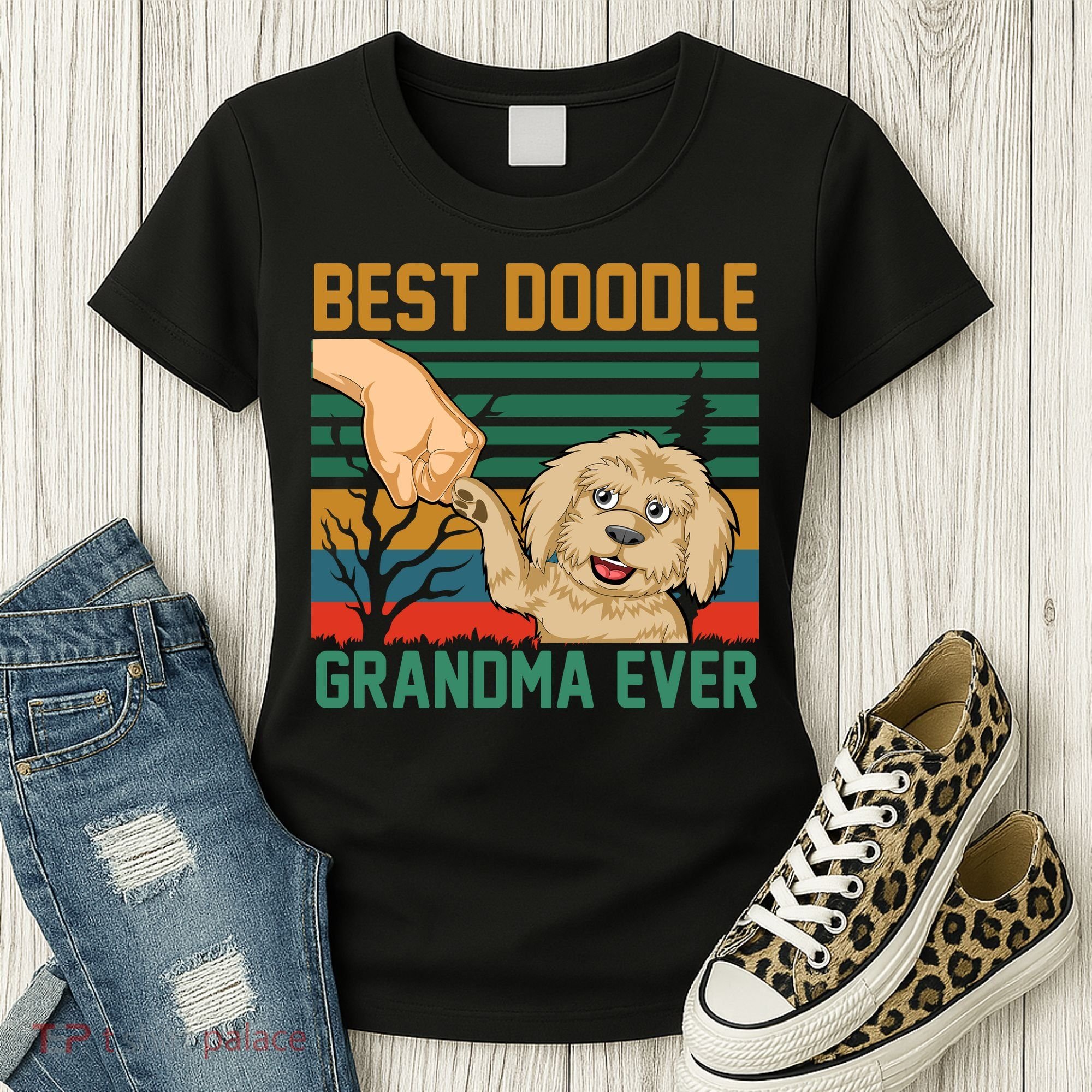 Best Doodle Grandma Ever Women's T-Shirt