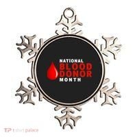 Blood Donor Gift National Volunteer Blood Donor Month Gift Ornament thumb 0