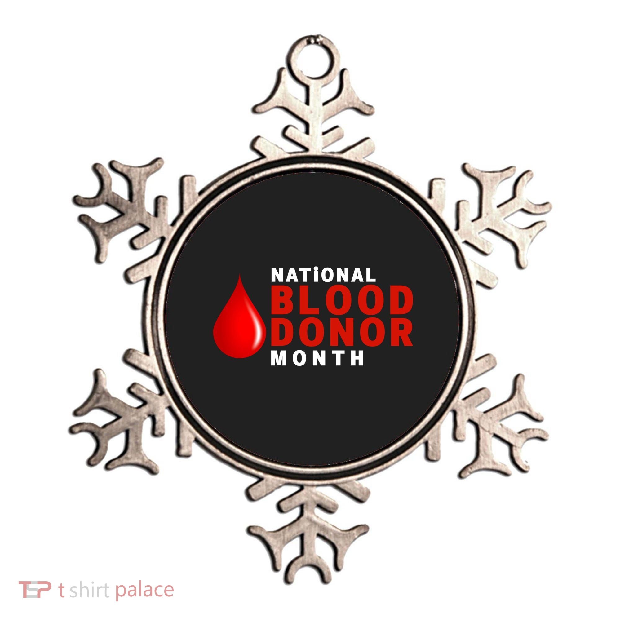 Blood Donor Gift National Volunteer Blood Donor Month Gift Ornament