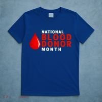 Blood Donor Gift National Volunteer Blood Donor Month Gift T-Shirt thumb 5