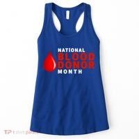 Blood Donor Gift National Volunteer Blood Donor Month Gift Women's Tank Top thumb 0