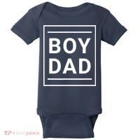 Boy Dad - Gift for Dads with Sons - Best Father - Classic Baby Bodysuit thumb 0