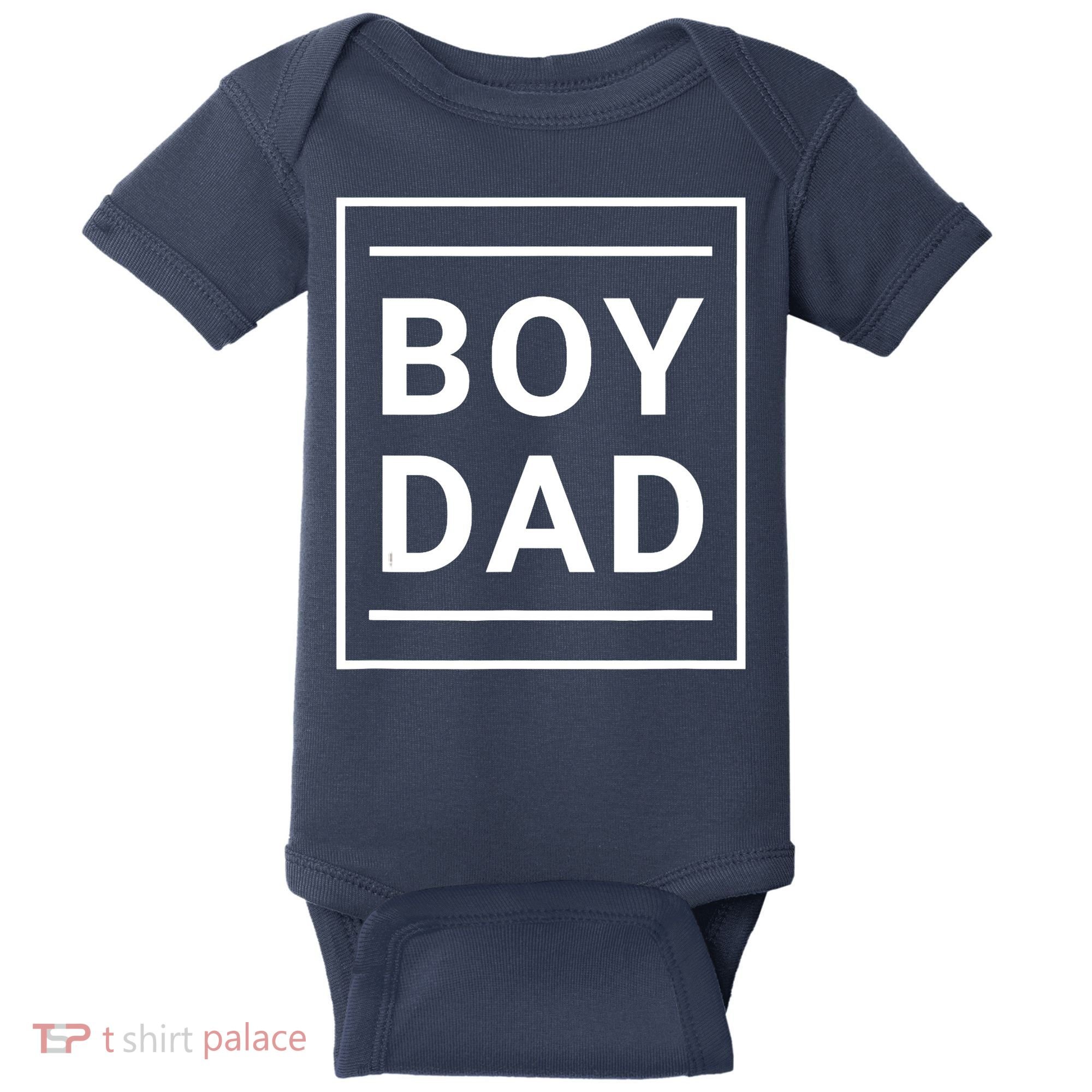Boy Dad - Gift for Dads with Sons - Best Father - Classic Baby Bodysuit