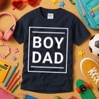 Boy Dad - Gift for Dads with Sons - Best Father - Classic Kids T-Shirt thumb 3