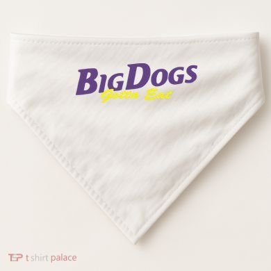 Big Dogs Gotta Eat Bdge Feast USA-Made Doggie Bandana