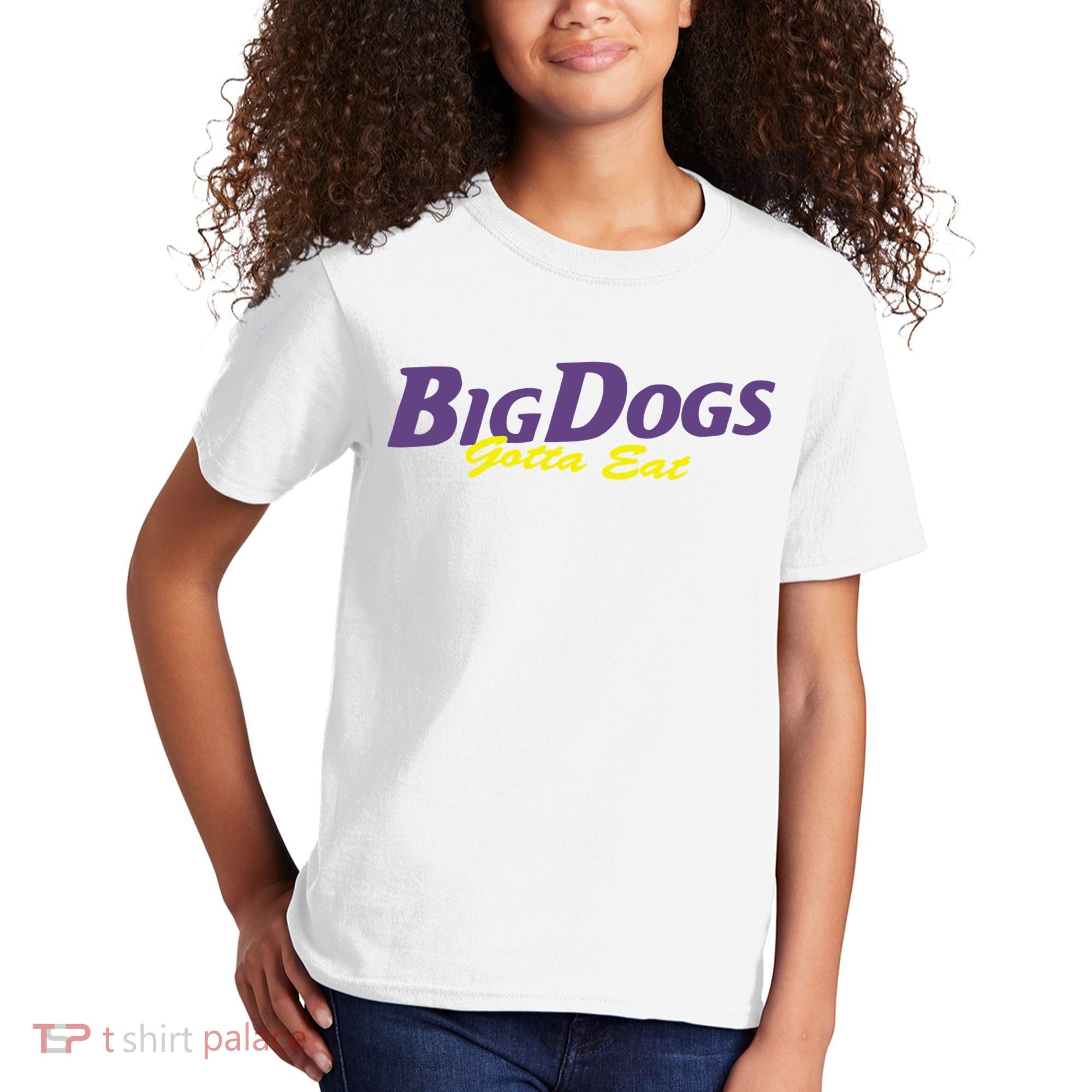 Big Dogs Gotta Eat Bdge Feast Kids T-Shirt