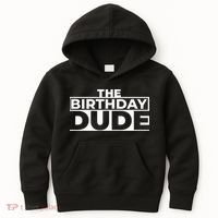 Birthday Dude Graphic Novelty Kids Hoodie thumb 0