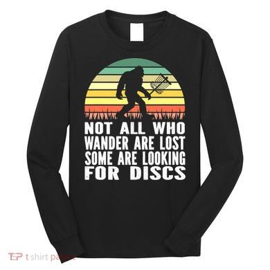 Bigfoot Disc Golf Sasquatch Funny Golf Ultimate Long Sleeve Shirt