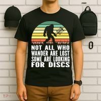Bigfoot Disc Golf Sasquatch Funny Golf Ultimate T-Shirt thumb 6