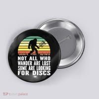 Bigfoot Disc Golf Sasquatch Funny Golf Ultimate Button thumb 0