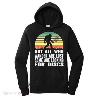 Bigfoot Disc Golf Sasquatch Funny Golf Ultimate Women's Hoodie