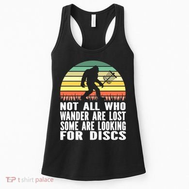 Bigfoot Disc Golf Sasquatch Funny Golf Ultimate Women's Tank Top