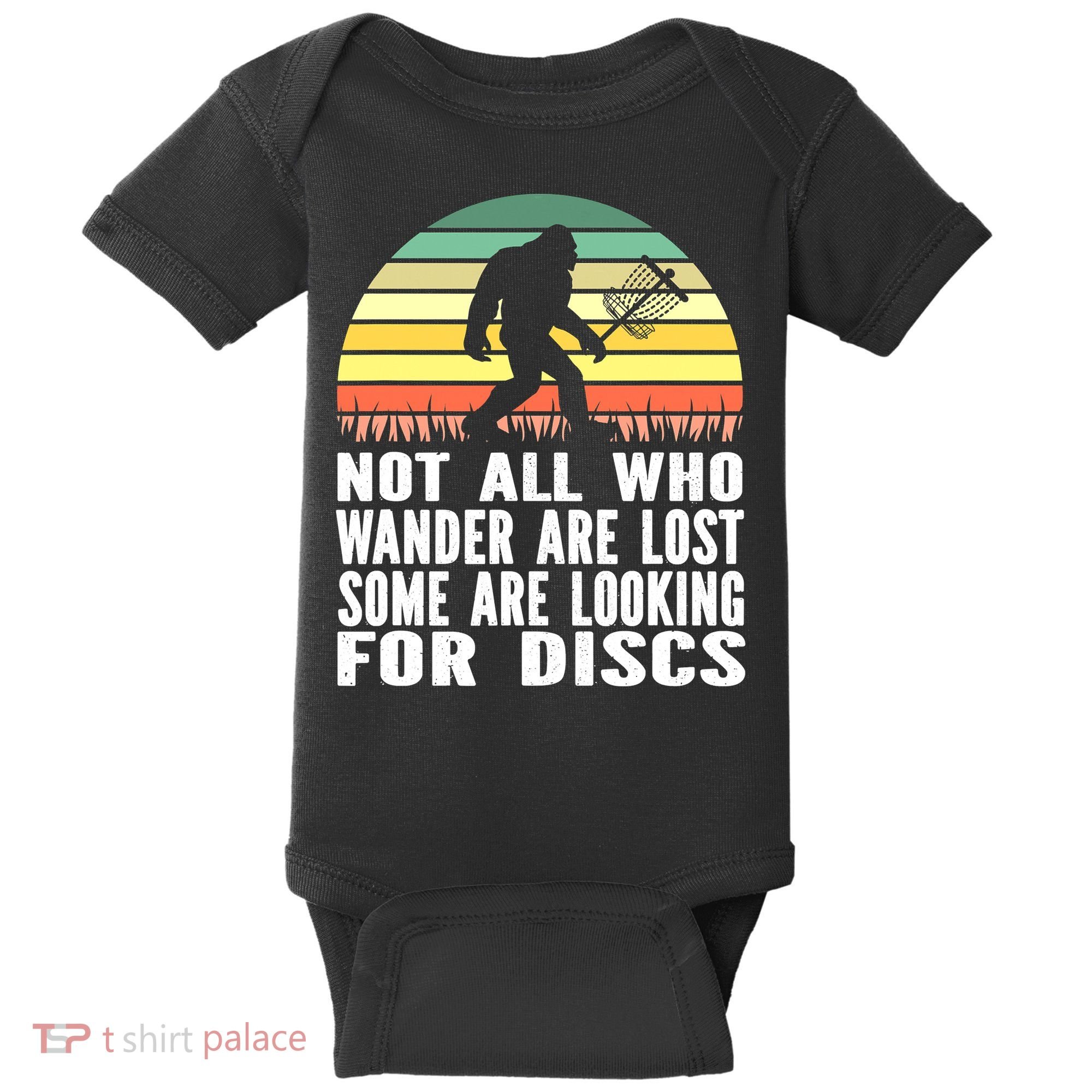 Bigfoot Disc Golf Sasquatch Funny Golf Ultimate Baby Bodysuit