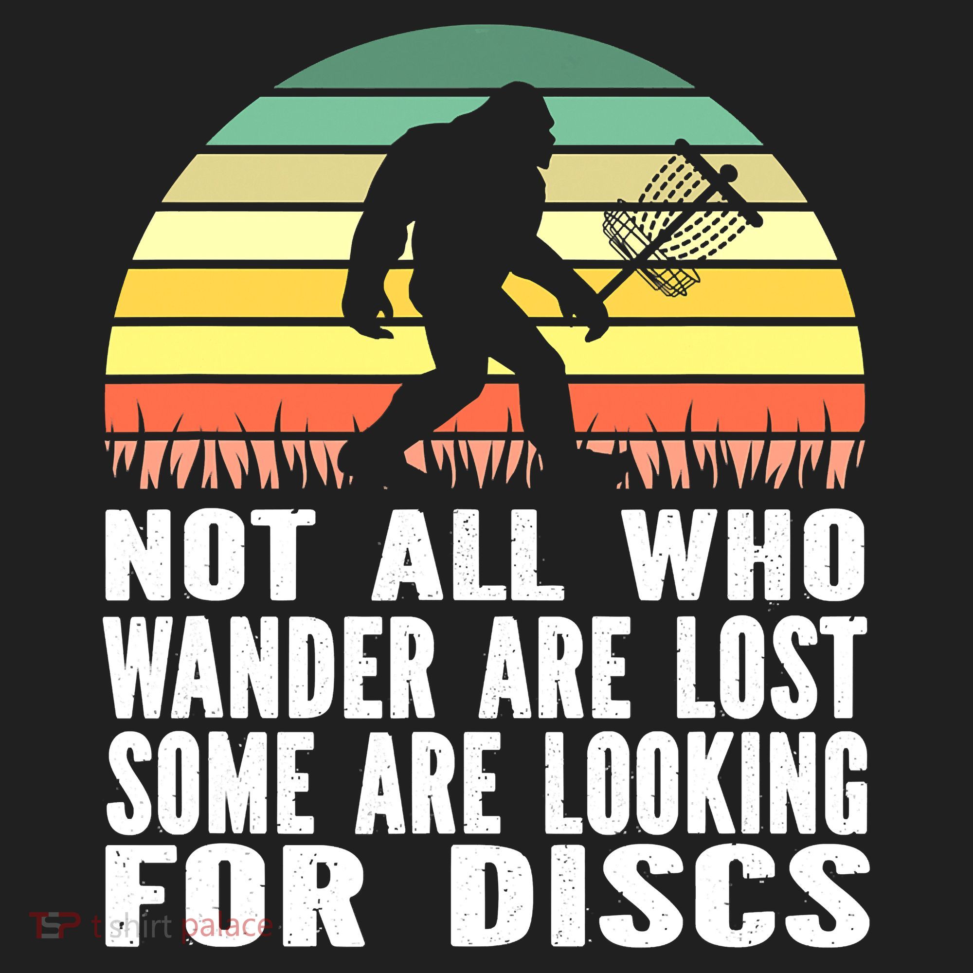 Bigfoot Disc Golf Sasquatch Funny Golf Ultimate Hat