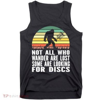 Bigfoot Disc Golf Sasquatch Funny Golf Ultimate Tank Top