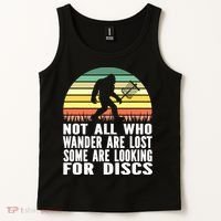 Bigfoot Disc Golf Sasquatch Funny Golf Ultimate Tank Top thumb 2