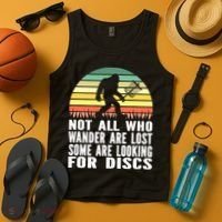 Bigfoot Disc Golf Sasquatch Funny Golf Ultimate Tank Top thumb 4
