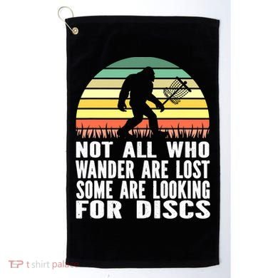 Bigfoot Disc Golf Sasquatch Funny Golf Ultimate Golf Towel