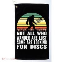 Bigfoot Disc Golf Sasquatch Funny Golf Ultimate Golf Towel thumb 0