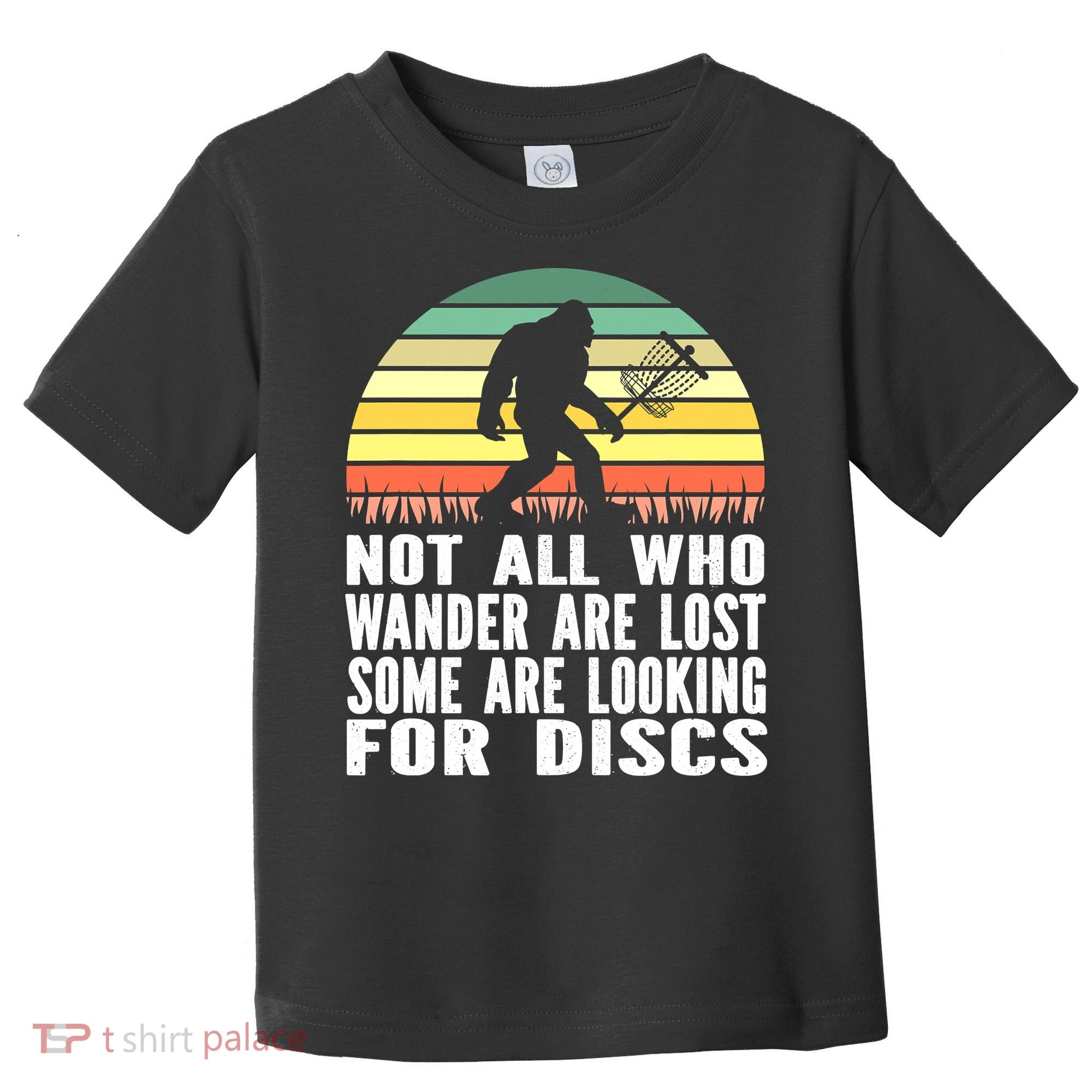 Bigfoot Disc Golf Sasquatch Funny Golf Ultimate Toddler T-Shirt