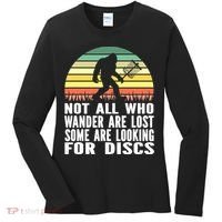 Bigfoot Disc Golf Sasquatch Funny Golf Ultimate Women's Long Sleeve Shirt thumb 0
