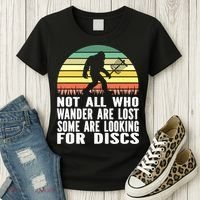 Bigfoot Disc Golf Sasquatch Funny Golf Ultimate Women's T-Shirt thumb 3