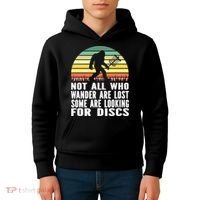 Bigfoot Disc Golf Sasquatch Funny Golf Ultimate Kids Hoodie thumb 4