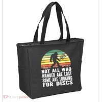 Bigfoot Disc Golf Sasquatch Funny Golf Ultimate Tote Bag thumb 2