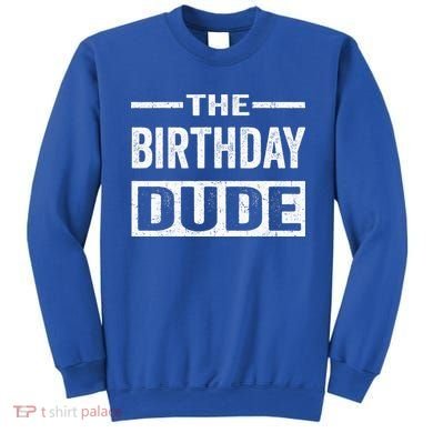 Birthday Dude Graphic Novelty Gift Sweatshirt