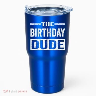 Birthday Dude Graphic Novelty Gift Tumbler