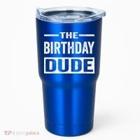 Birthday Dude Graphic Novelty Gift Tumbler thumb 0