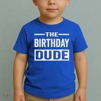 Birthday Dude Graphic Novelty Gift Toddler T-Shirt thumb 2