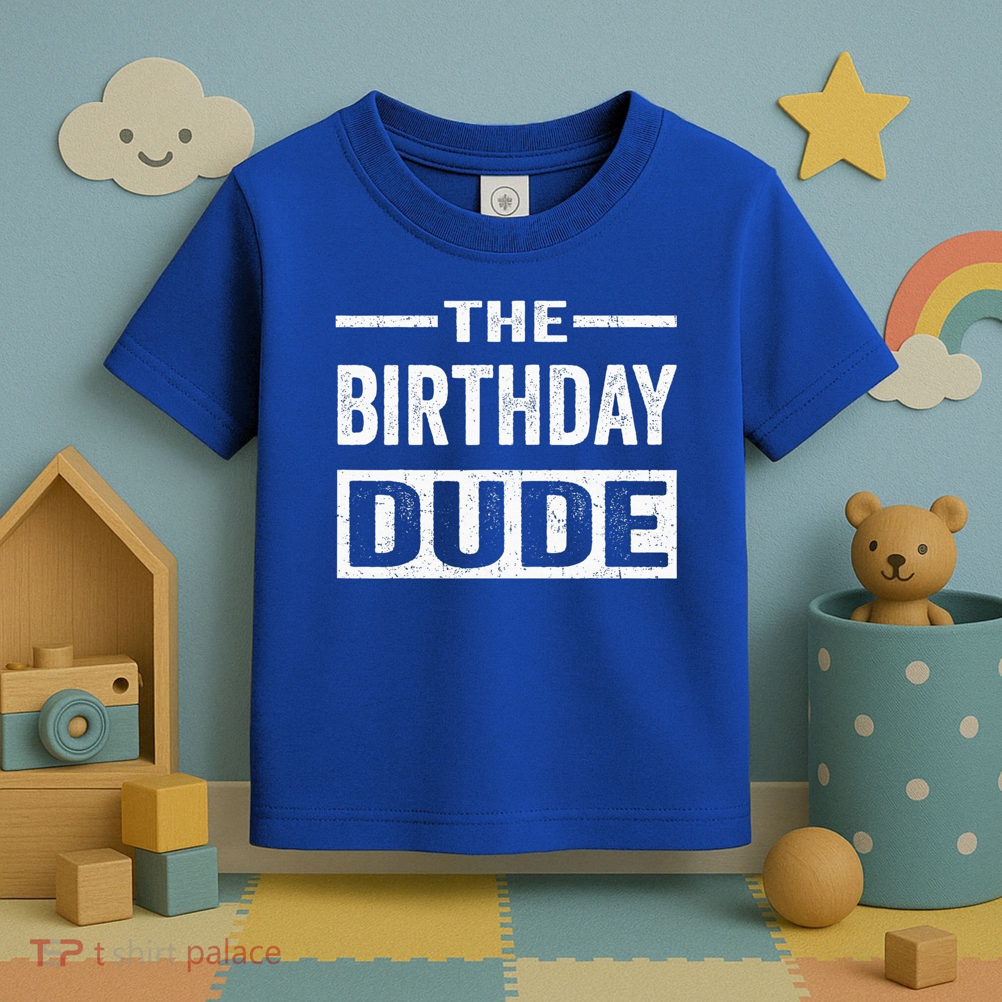 Birthday Dude Graphic Novelty Gift Toddler T-Shirt