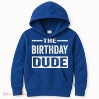 Birthday Dude Graphic Novelty Gift Kids Hoodie thumb 0