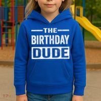 Birthday Dude Graphic Novelty Gift Kids Hoodie thumb 3
