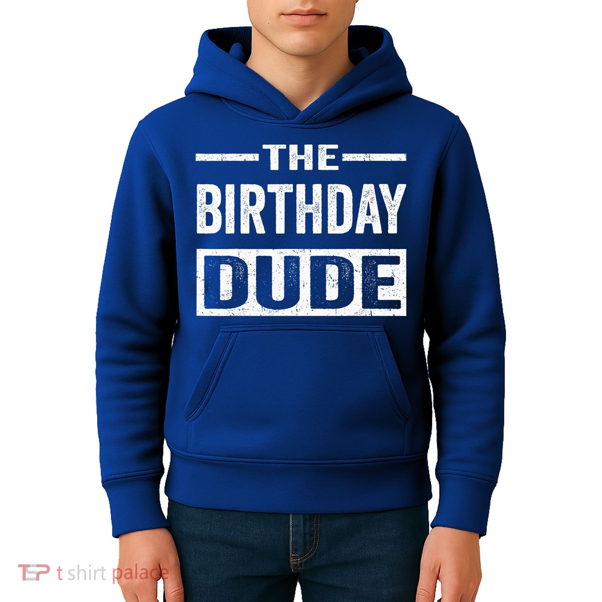 Birthday Dude Graphic Novelty Gift Kids Hoodie
