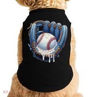 Baseball Drip Glove Ice Cream Drip Sports Doggie Tank thumb 0
