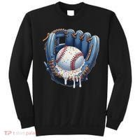 Baseball Drip Glove Ice Cream Drip Sports Sweatshirt thumb 0