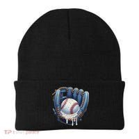 Baseball Drip Glove Ice Cream Drip Sports Beanie thumb 0