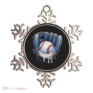 Baseball Drip Glove Ice Cream Drip Sports Ornament