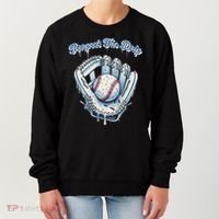 Baseball Drip Glove Drip Respect The Drip Women's Sweatshirt thumb 0