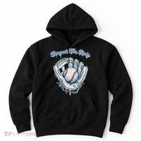 Baseball Drip Glove Drip Respect The Drip Hoodie thumb 0