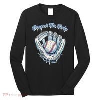 Baseball Drip Glove Drip Respect The Drip Long Sleeve Shirt thumb 0