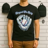 Baseball Drip Glove Drip Respect The Drip T-Shirt thumb 6