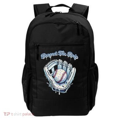 Baseball Drip Glove Drip Respect The Drip Backpack