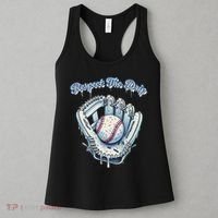 Baseball Drip Glove Drip Respect The Drip Women's Tank Top thumb 3
